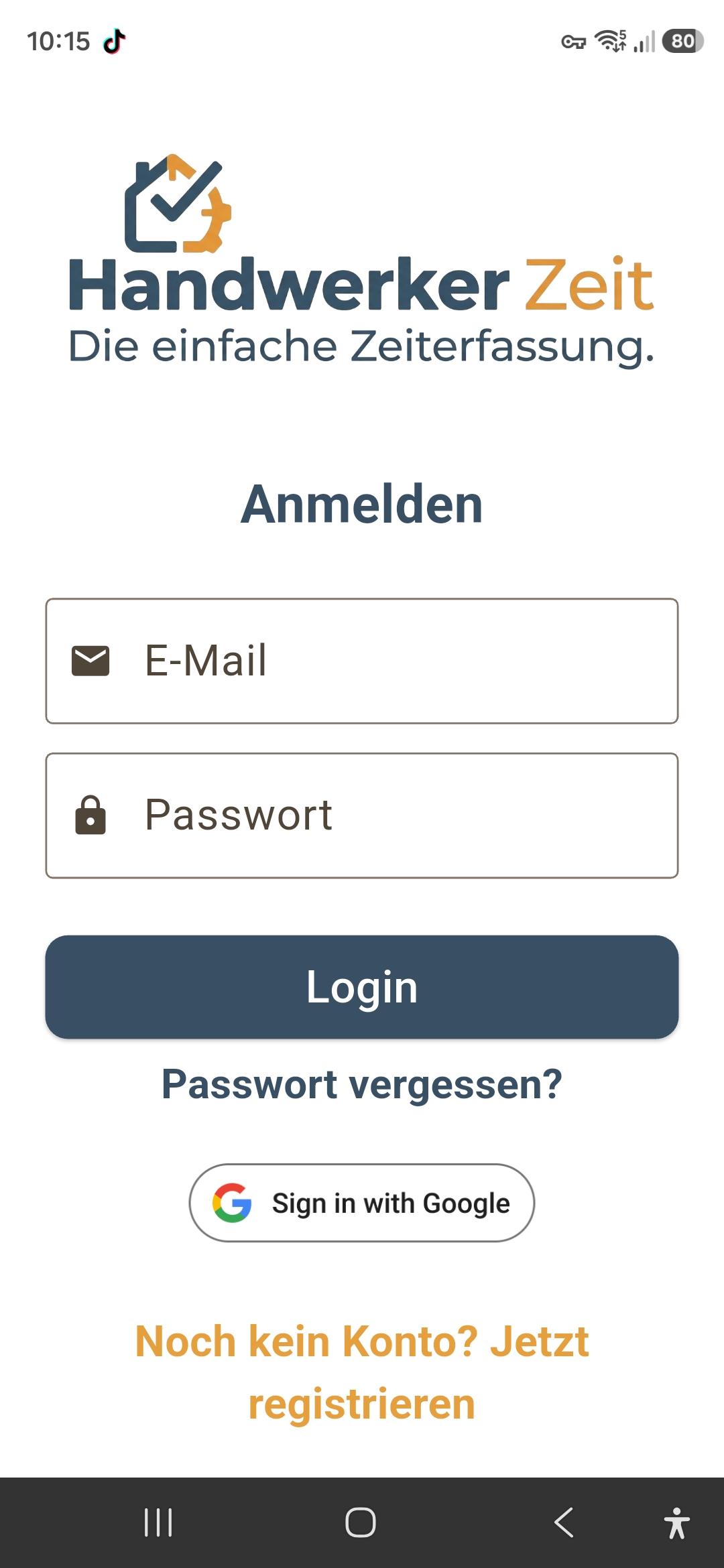 Sicherer Login